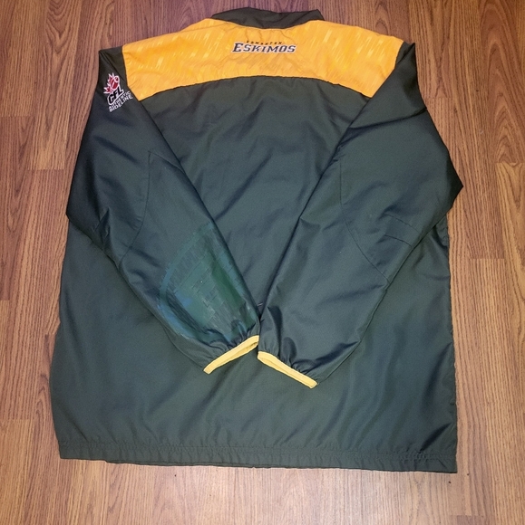 Lot Of 2 Edmonton Eskimos Green Coat & Long-sleeve Reebok Hoodie Men's XL B4 - Picture 6 of 13